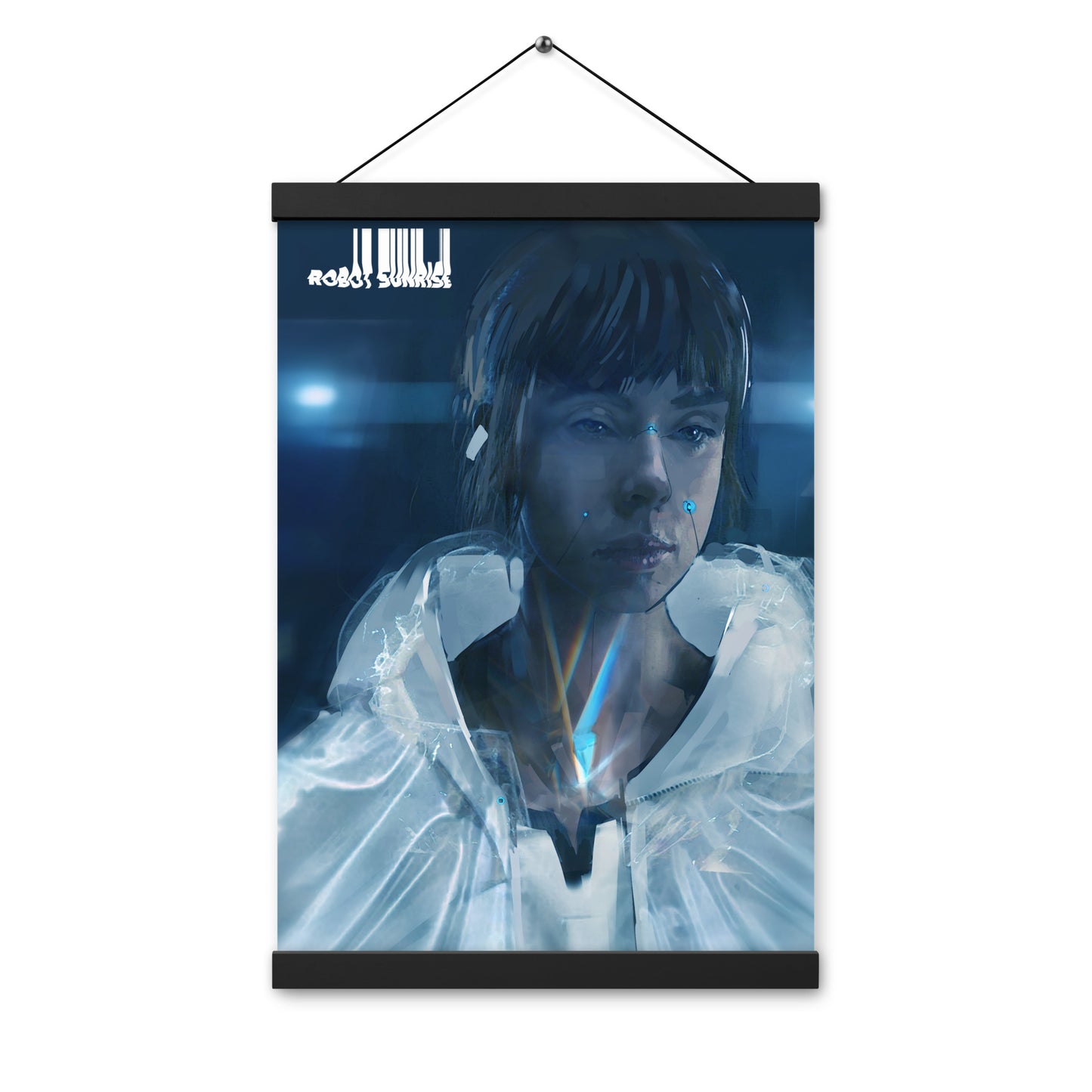 eona.016 Robot Sunrise Hanging Poster