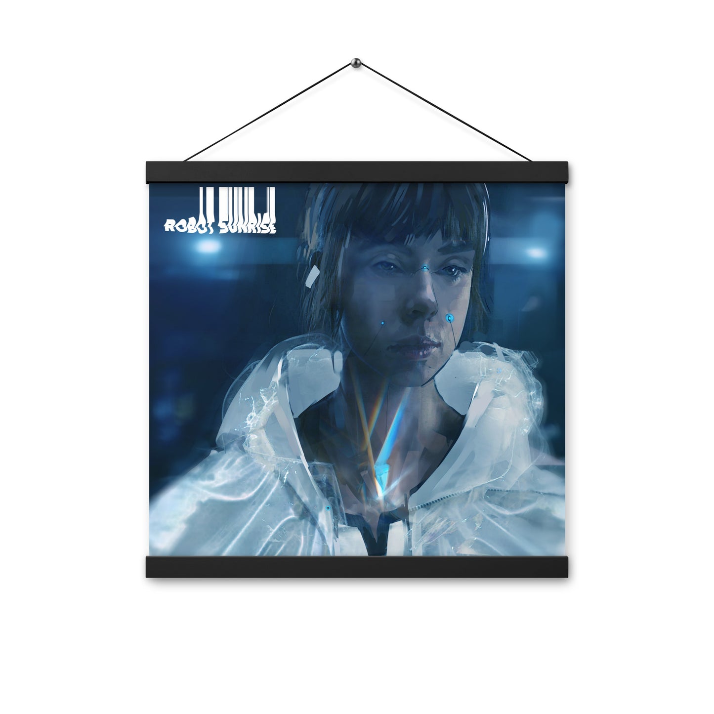 eona.016 Robot Sunrise Hanging Poster