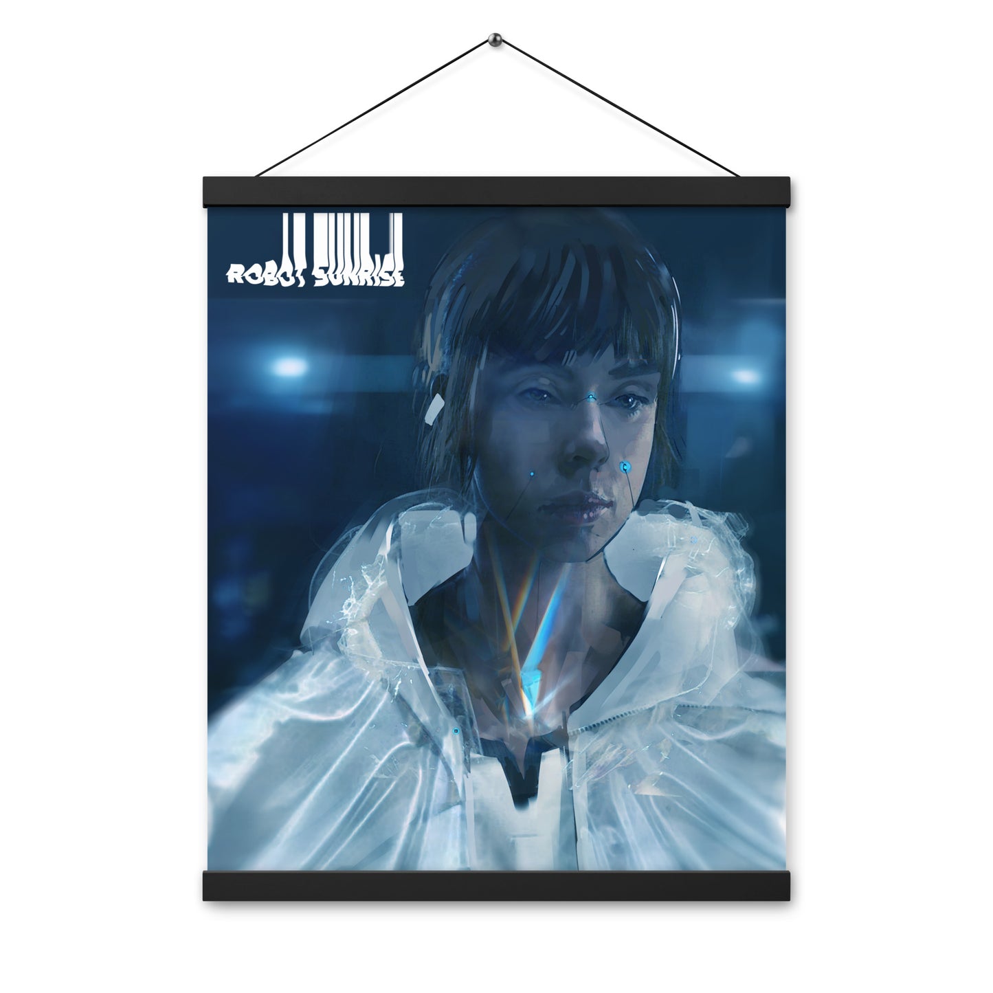 eona.016 Robot Sunrise Hanging Poster