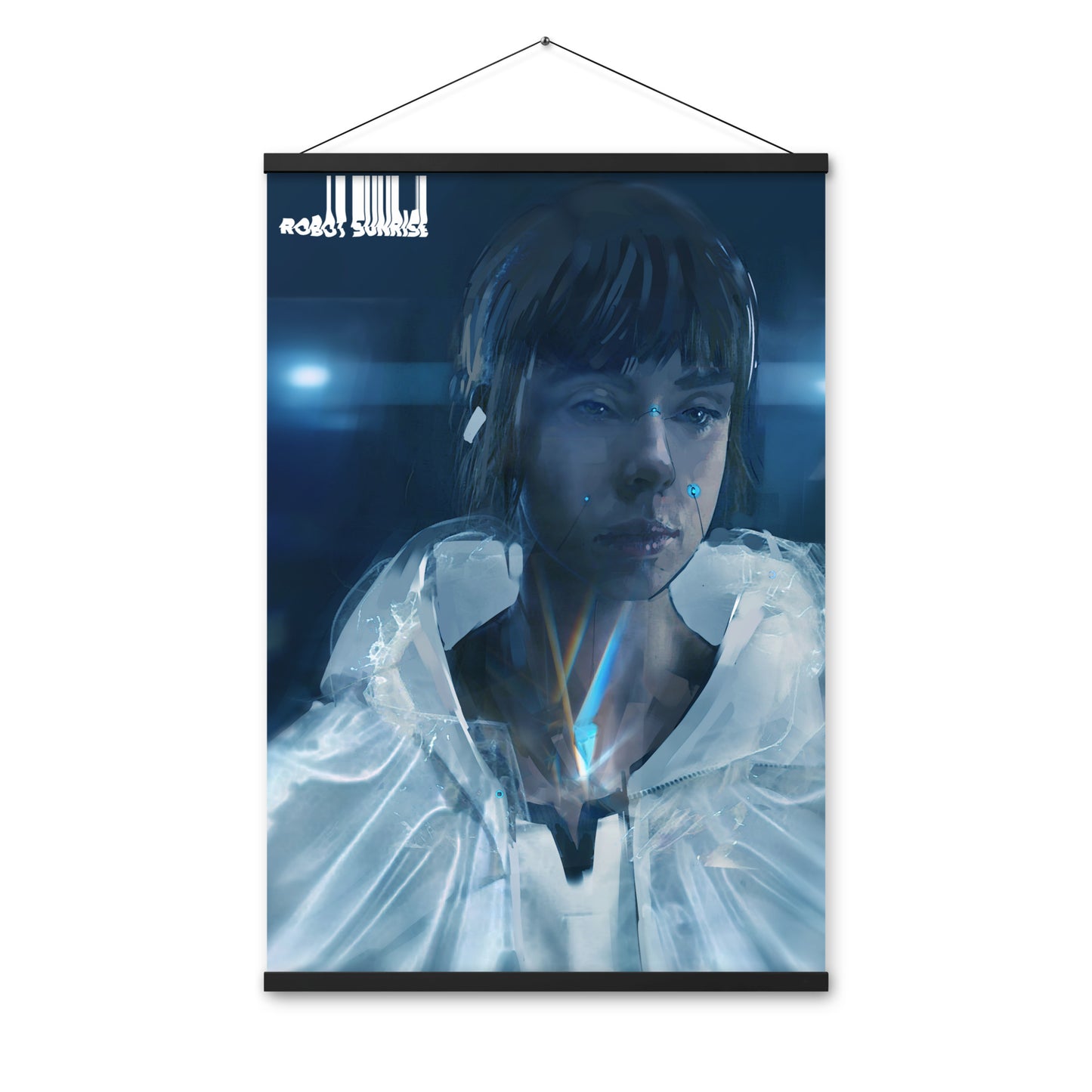 eona.016 Robot Sunrise Hanging Poster