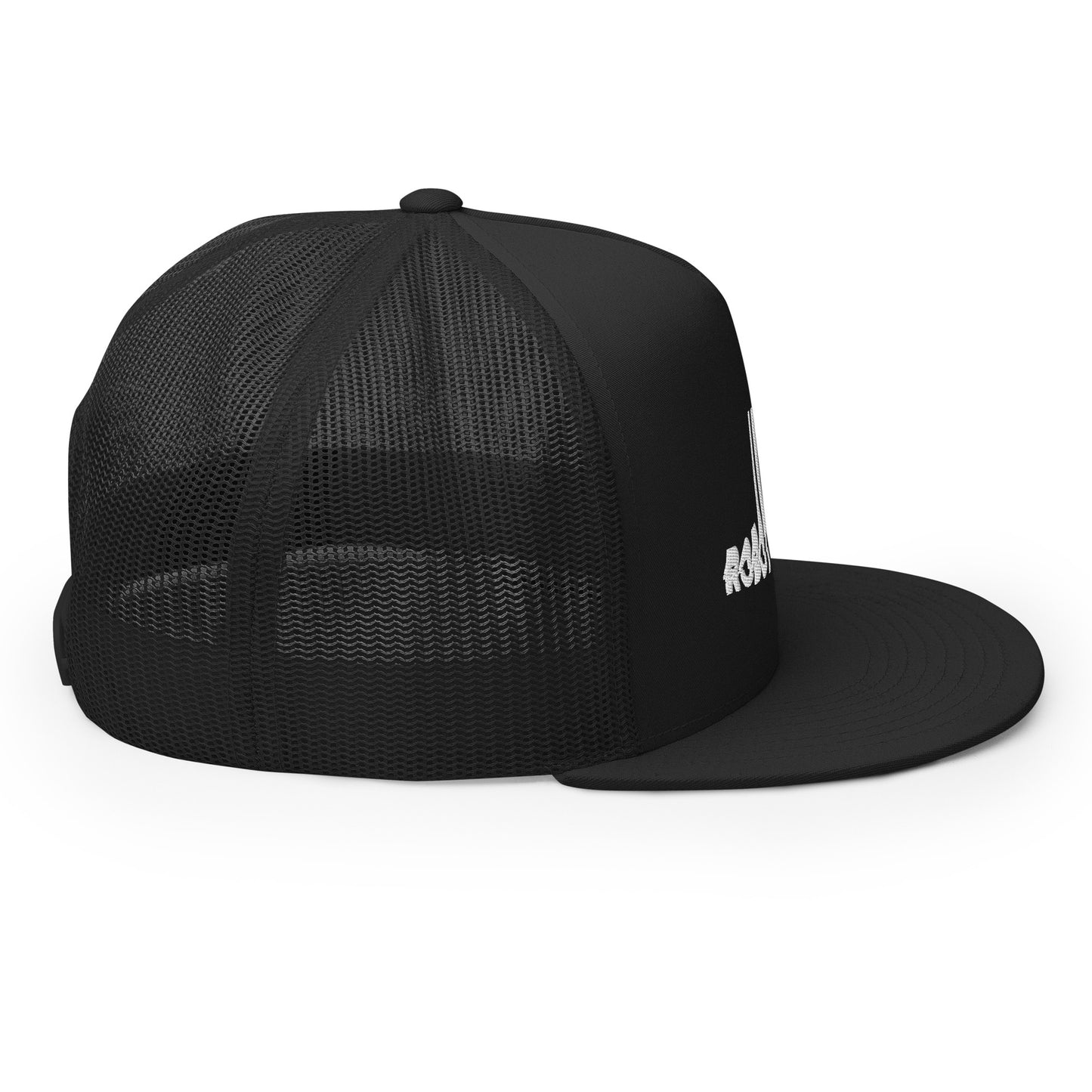 Trucker Cap, Robot Sunrise White Logo